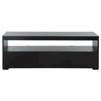 Meuble TV/multimédia 2 tiroirs, 1 étagère, pour TV jusqu'à 55", 122 x 41 x 43 cm