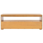 Meuble TV/multimédia 2 tiroirs, 1 étagère, pour TV jusqu'à 55", 122 x 41 x 43 cm