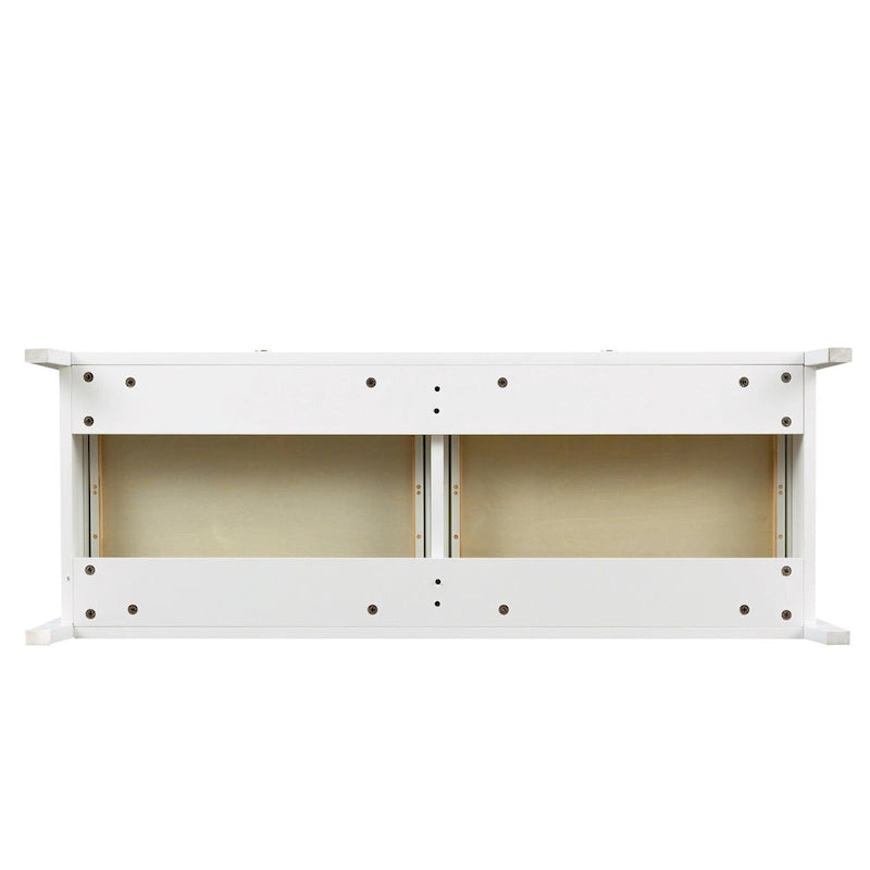 Buffet en bois avec tiroirs – 119 cm x 46 cm x 79 cm