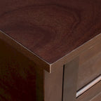 Buffet en bois avec tiroirs – 119 cm x 46 cm x 79 cm