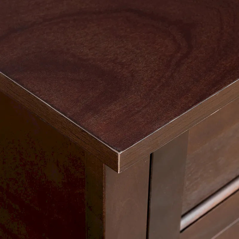 Buffet en bois avec tiroirs – 119 cm x 46 cm x 79 cm