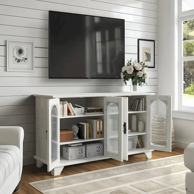Meuble TV avec rangement pour téléviseurs jusqu'à 45 pouces