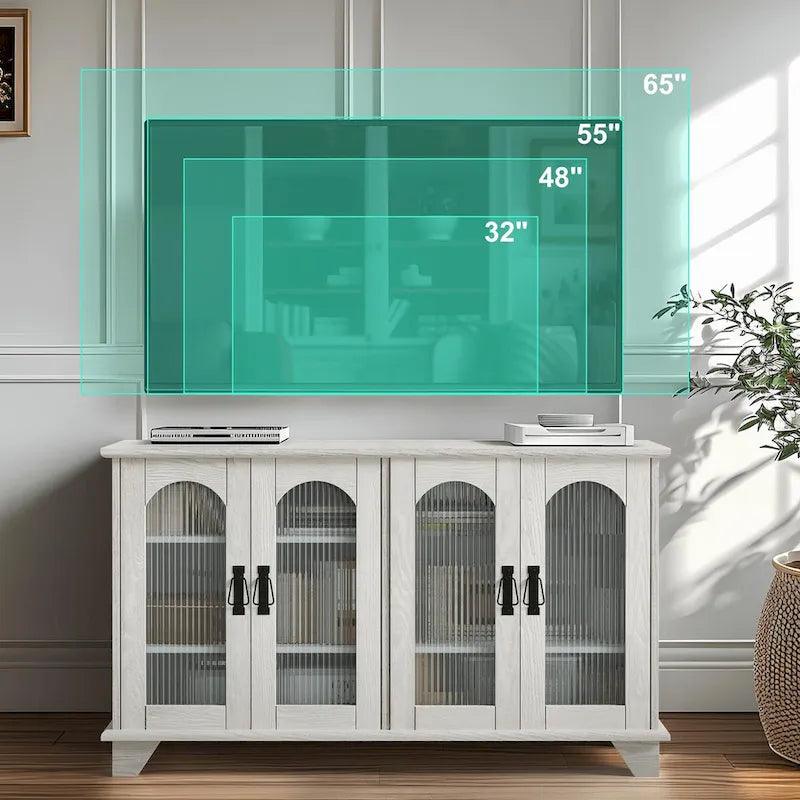 Meuble TV avec rangement pour téléviseurs jusqu'à 45 pouces