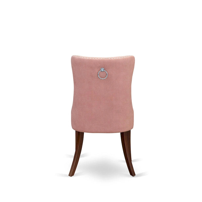 Salle à manger avec table rectangulaire et chaises rembourrées (5, 6 ou 7 pièces)