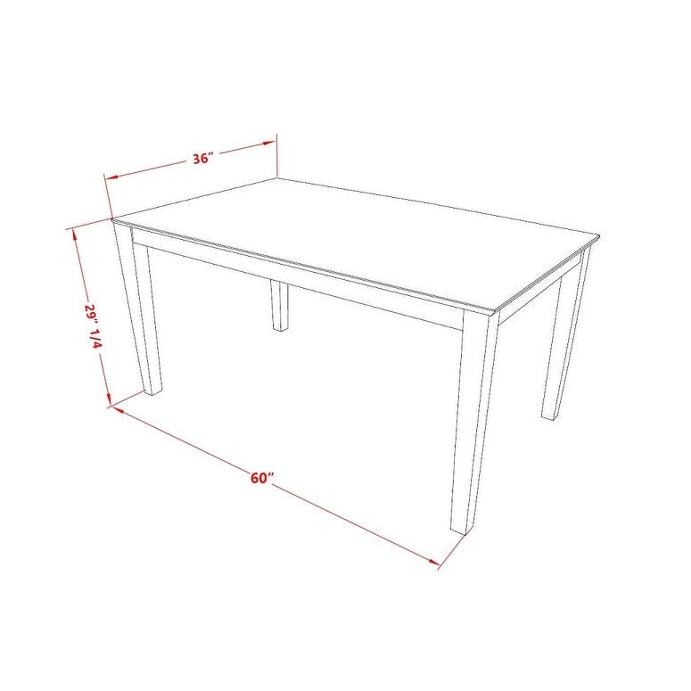 Salle à manger avec table rectangulaire et chaises rembourrées (5, 6 ou 7 pièces)