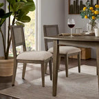 Chaise de salle à manger sans accoudoirs, lot de 2