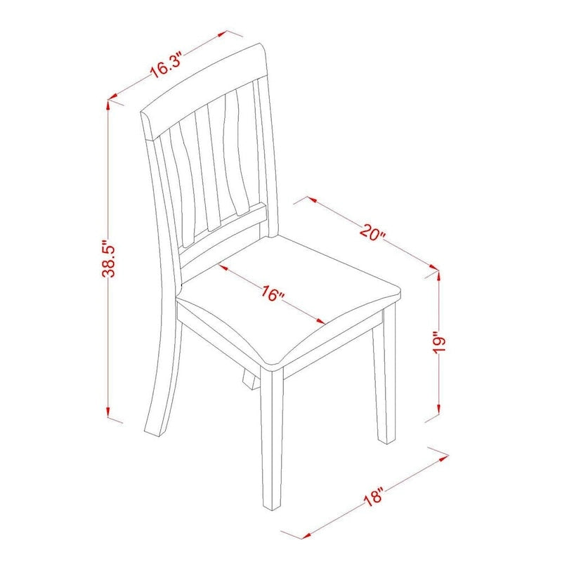 Ensemble table à manger rabattable avec chaises en similicuir, Chêne