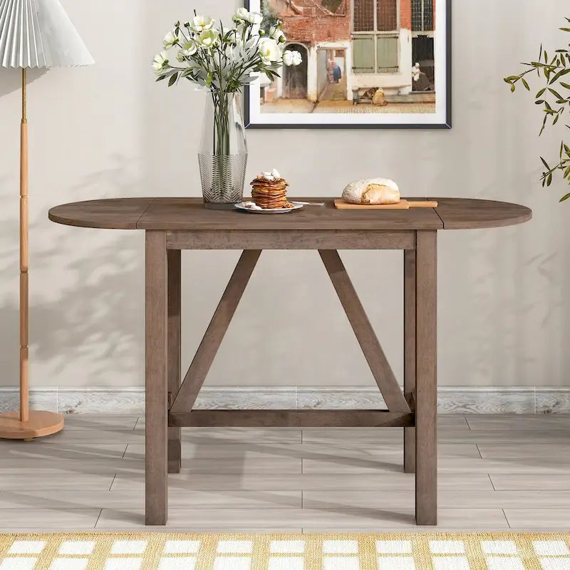 Ensemble de salle à manger 3 pièces avec table à rallonges et 2 chaises