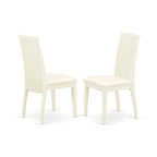 Ensemble de table à manger avec chaises en tissu de lin
