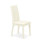 Ensemble de table à manger avec chaises en tissu de lin