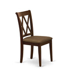 Ensemble de table à manger avec chaises en tissu de lin