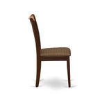 Ensemble de table à manger avec chaises en tissu de lin
