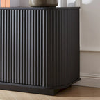 Meuble de rangement buffet à motif ondulé